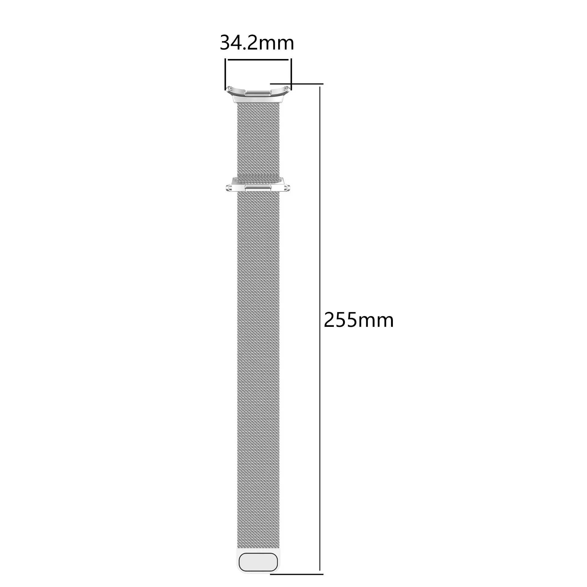 NO Lücken Edelstahlarmband für Samsung Watch 7 Ultra 47 mm magnetische Milanese-Schlaufe für Watch 7 Ultra 47 mm Metall-Sportarmband