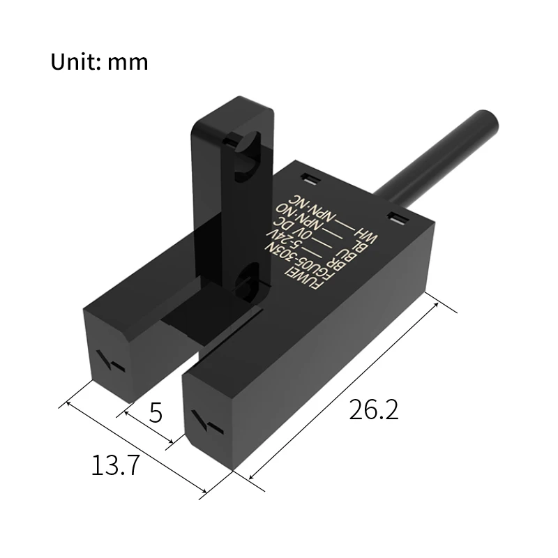 Fuwei FGU05-303N induktive sensor end schalter u-slot photo elektrische schalter