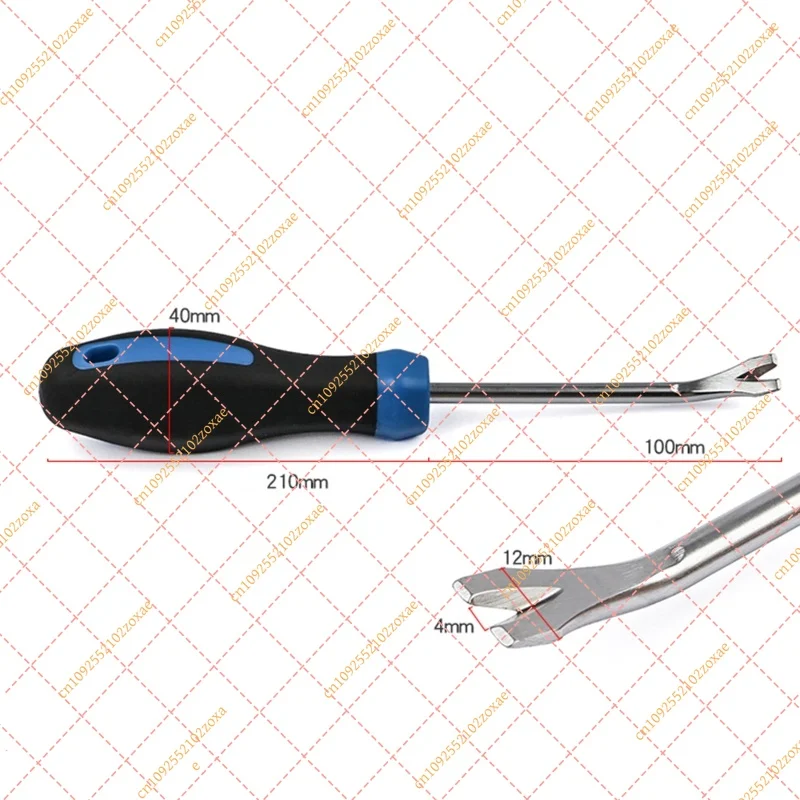 Multifunctional Crowbar Pry Bar Nail Puller Trim Removal Tool Auto Door Panel Clip Fastener Pliers Screwdriver Hand Tools