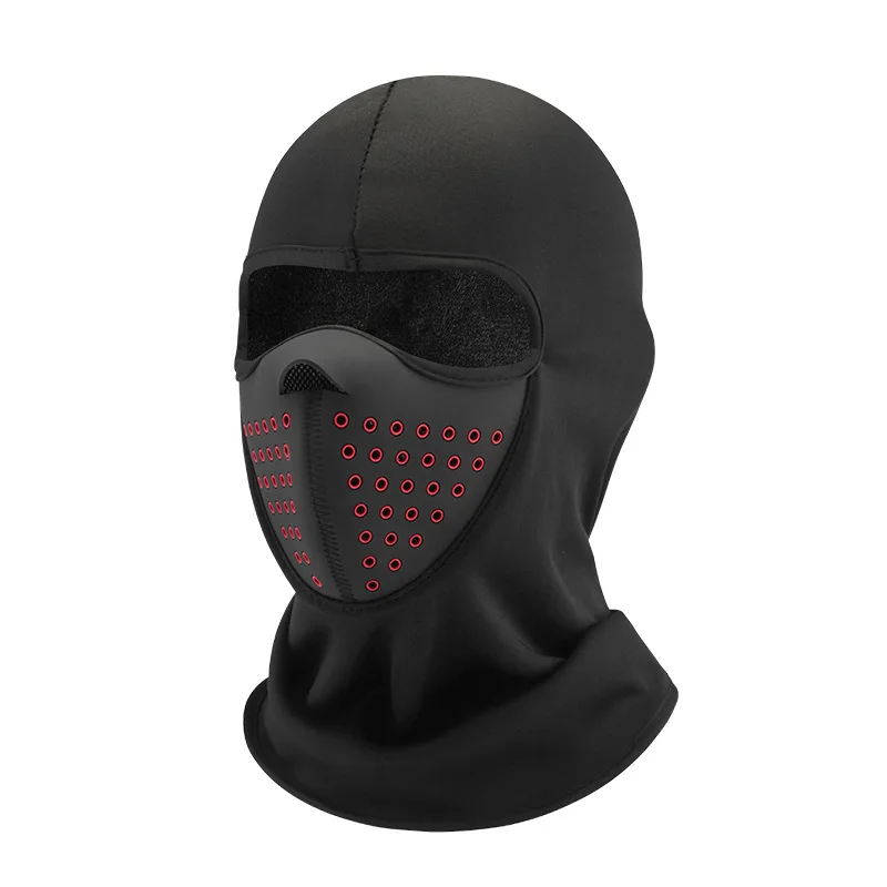 Winter Motorcycle Face Mask Windproof Keep Warm with Fleece Lining Dustproof Breathable For Moto Bike Cycling OffRoad Protection