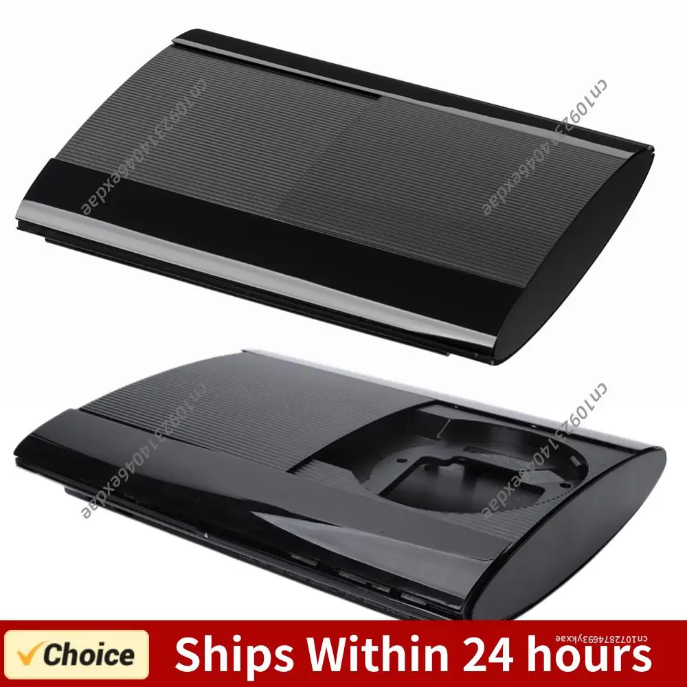 

Complete Housing Shell Case for PS3 Super Slim 4K 4000 Full Kit Game Console Case New Console Faceplate Cover Black with Screws