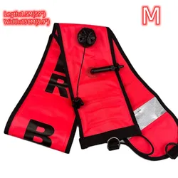 15CM*150CM Scuba Diving Surface Marker Buoy SMB Underwater Safety Professional High Quality Scuba Diving Tube Surface SMB Diver