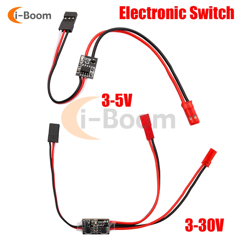2~30A High Current Remote Control Electronic Switch 3-30V Aerial Model Plant Protection for RC Drone Water Pump PWM Signal Cont