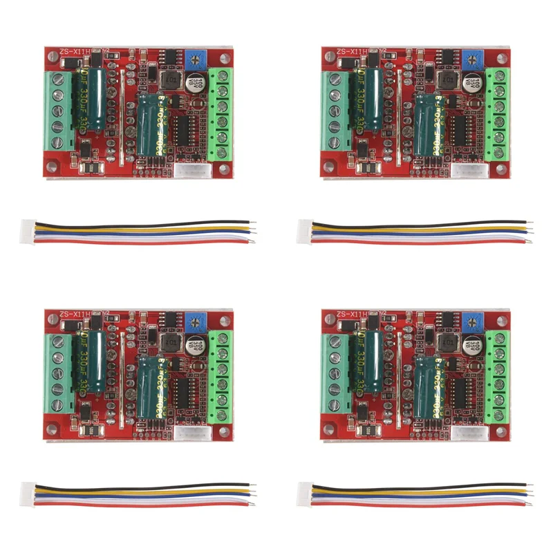 

4X DC 6-60 В 400 Вт BLDC трехфазный контроллер бесщеточного двигателя постоянного тока ШИМ Холл драйвер управления двигателем 12 В 24 В 48 В