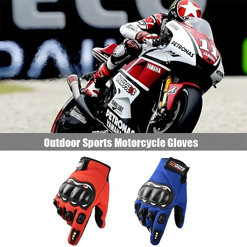 

Motorcycle Summer Riding Gloves - Breathable Hard Knuckle Touchscreen Tactical Gloves