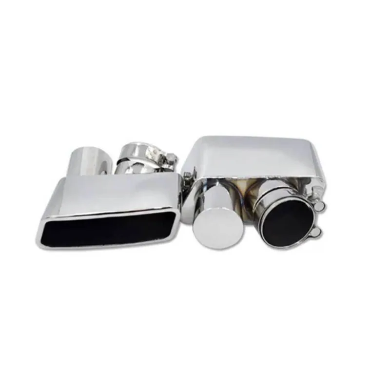 Car Exhaust Pipe For BMW F10 F11 F12 F13 535i 535d 640i 640d 550i GT 2011-2017 Square Tailpipe Muffler Body Kit Tuning Auto Part view 6