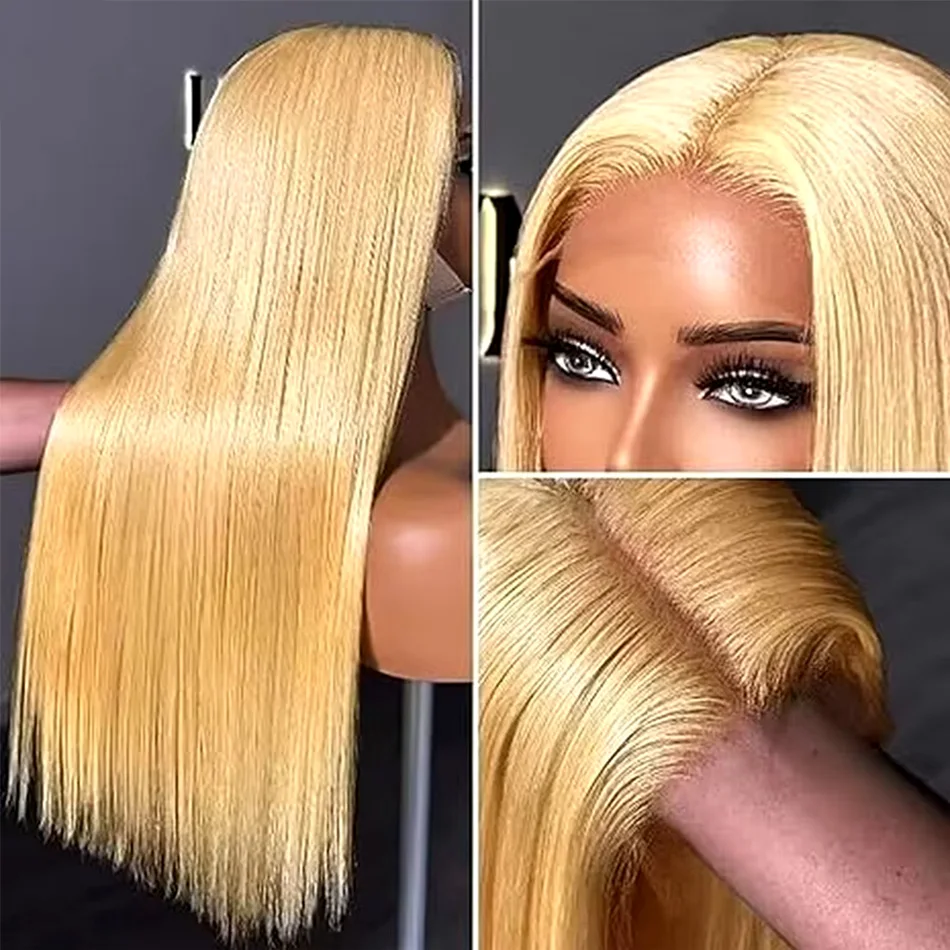 27 Honey Blonde Wig Human Hair 13x6 Hd Lace Frontal Wig 250 Density 13x4 Hd Transparent Pre Plucked Straight Human Hair Wigs