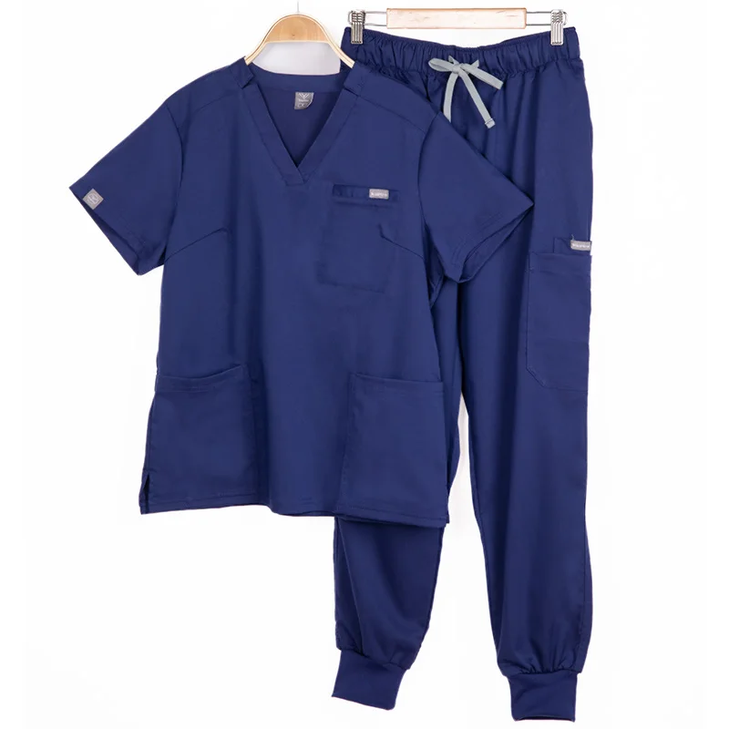 

Men And Women Operating Room Medical Uniform Scrubs Hospital Working Scrub Set Supplies Dental Nurse Suit Jogger Workwear