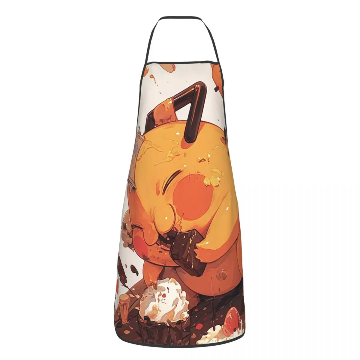 Chainsaw Man Pochita Aprons Chef Cooking Tablier Sleeveless Bib Kitchen Cleaning Pinafore for Women Men Painting
