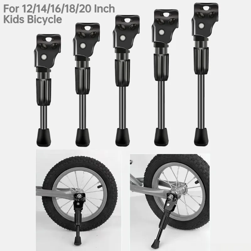 

Kids Bike Kickstand Heavy Duty Parking Stand for 12 14 16 18 20 Inch Wheels Children Bicycle Support