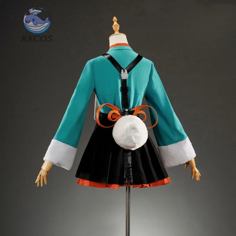 لعبة ZZZ Zenless Zone Zero Zhao أزياء تنكرية على شكل آذان ذيل عيد الميلاد ومهرجان الهالوين وحفلات الهالوين فستان نسائي KKCos #2