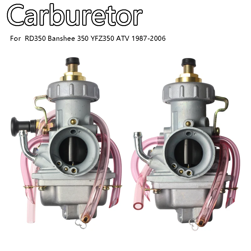 Left Right Dual Carburetor Set For RD350 Banshee 350 YFZ350 ATV 1987-2006