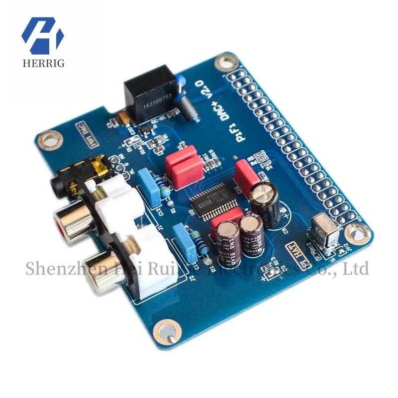 

Support Raspberry Pi 2/3rd Gen Type B/B+ HIFI DAC+ Sound Card I2S port