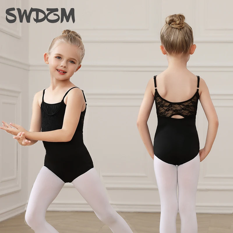 Ballet Leotard for Girls Kids Sling suit Gymnastics Leotards Child Students Tutu Dance Leotard bow Ballet costumes Bodysuit