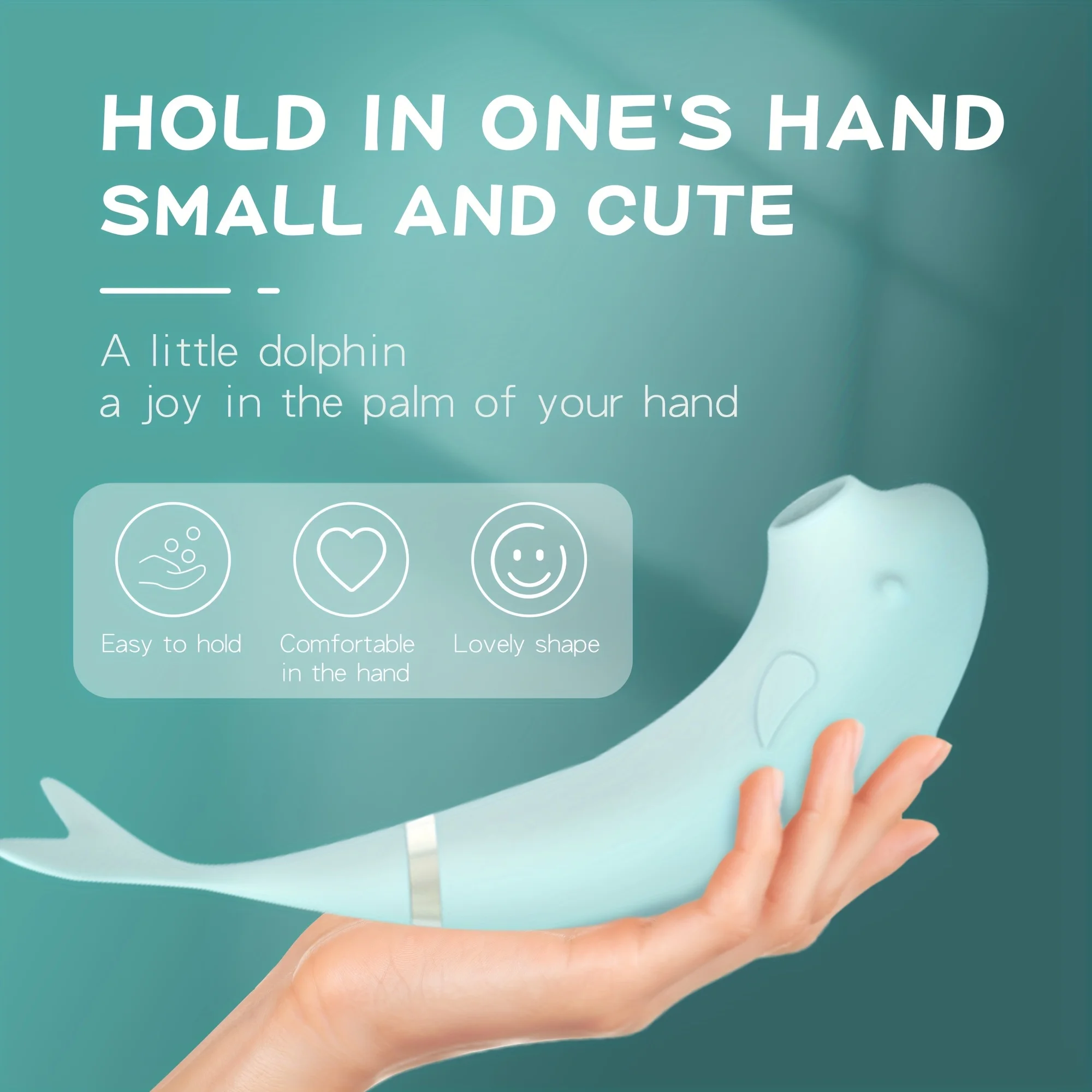 Little Dolphin Sucking Vibrators Clitoris Sucking Stimulator Vagina Oral Nipple Stimulation Massager For Women Adult Sex Toy