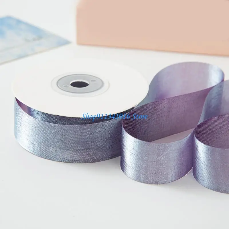 Sheer Organza Ribbon 25mmX20Yard Polyester Ribbon for Art Craft Gift Wrapping