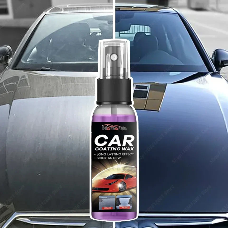 Car Polishing Spray Ceramic Coating Nano Crystal Coat Liquid Hydrophobic Agent Auto Wax Polishing Care