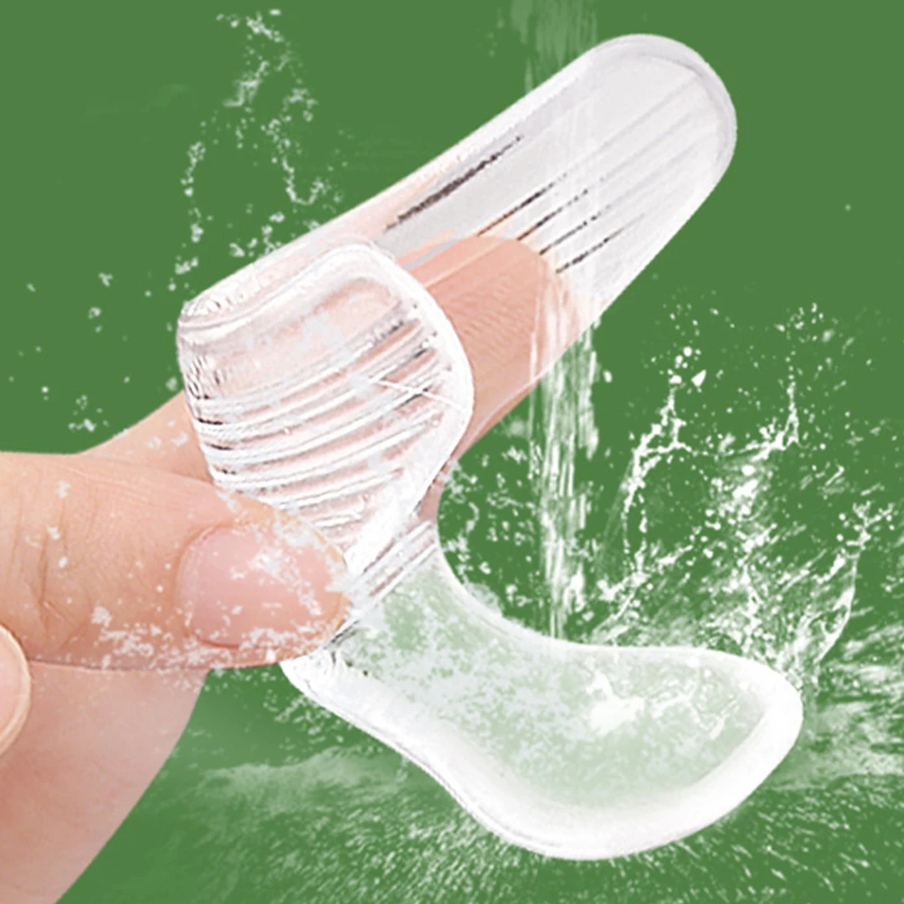 

8 Pairs Back Of Heel Cushion Inserts Transparent Heel Shoes Pads For Discomfort Relief