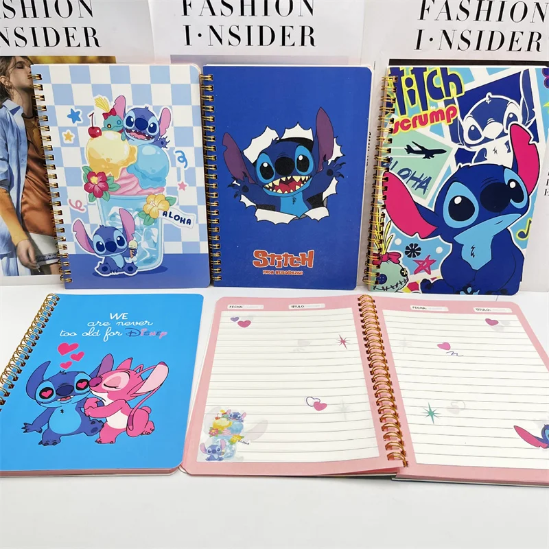 10pcs/lot Disney Stitch Memo Pad Sticky Note Kawaii Notebook Stationery Label Notepad Post Office School Supplies