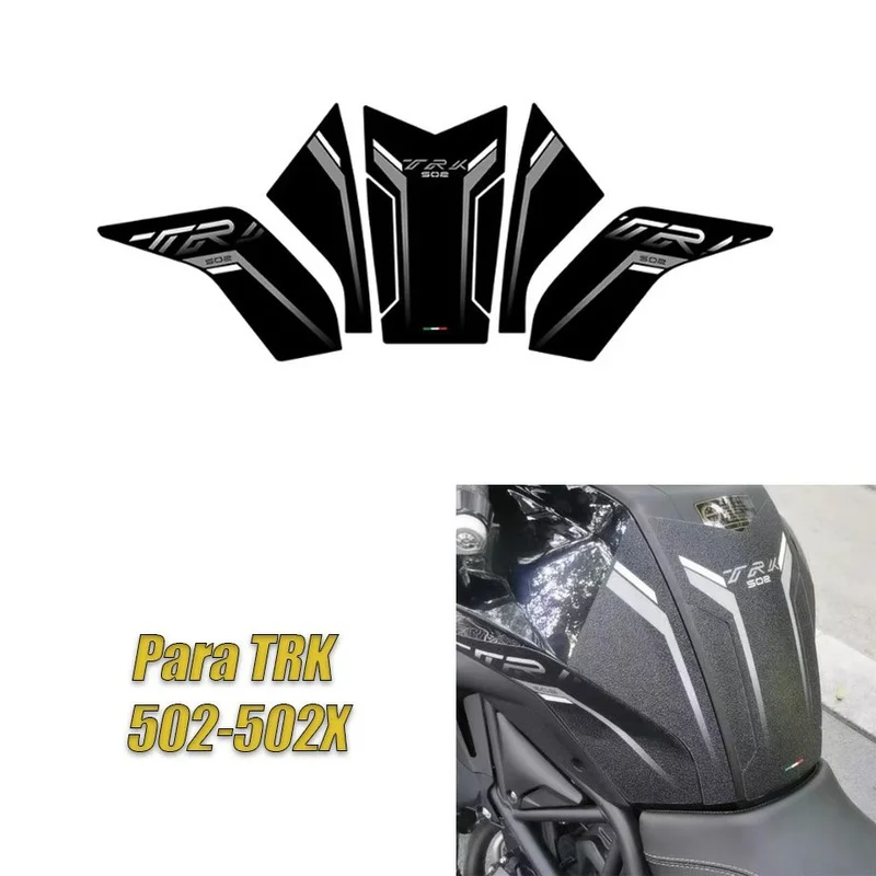 For Benelli TRK 502-502X Motorcycle Accessories, Fuel Tank Protection Sticker Kits, Decoration, 3M Sticker, Rear Decals