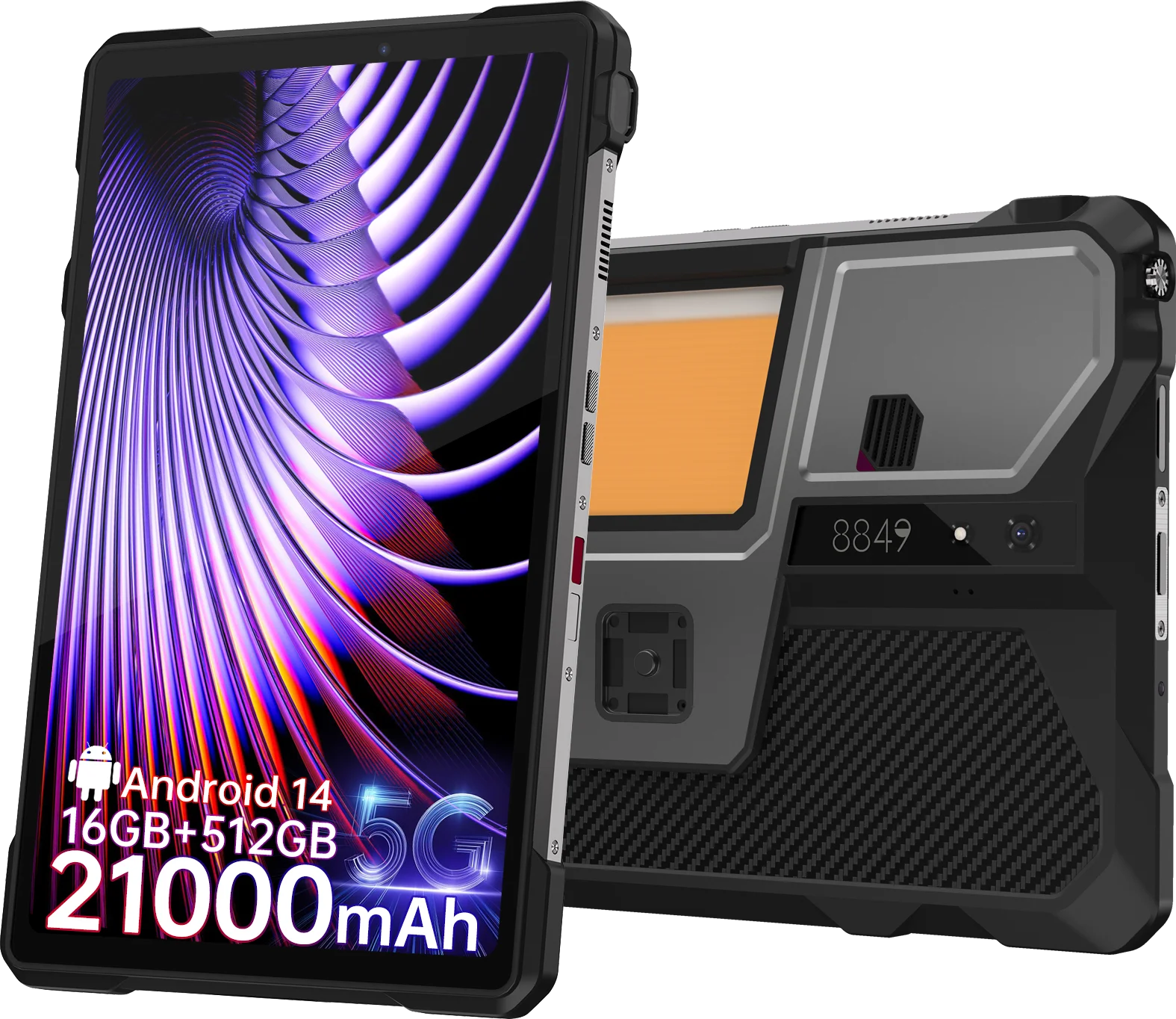 Rugged Projector Tablet Smartphone 10.95 Inch 120Hz 32GB 512GB 21000mAh 32MP+50MP 66W Phone Tablet