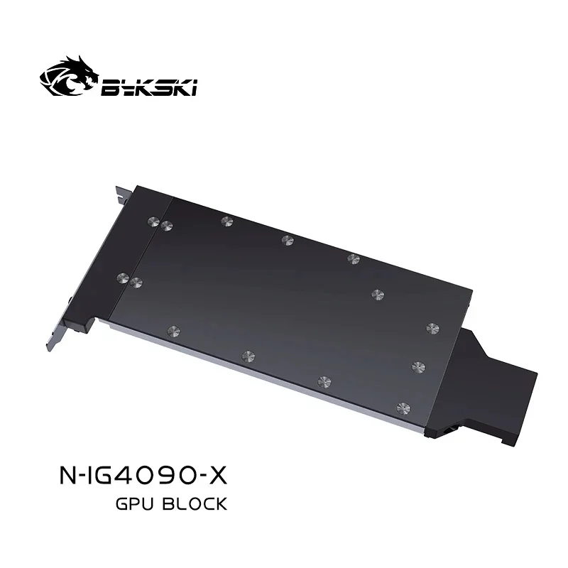 Bykski N-IG4090-X وحدة معالجة الرسومات كتلة الماء لـ iGame GeForce RTX 4090 بطاقة توربينية واحدة/مبرد تبريد نحاسي RGB AURA
