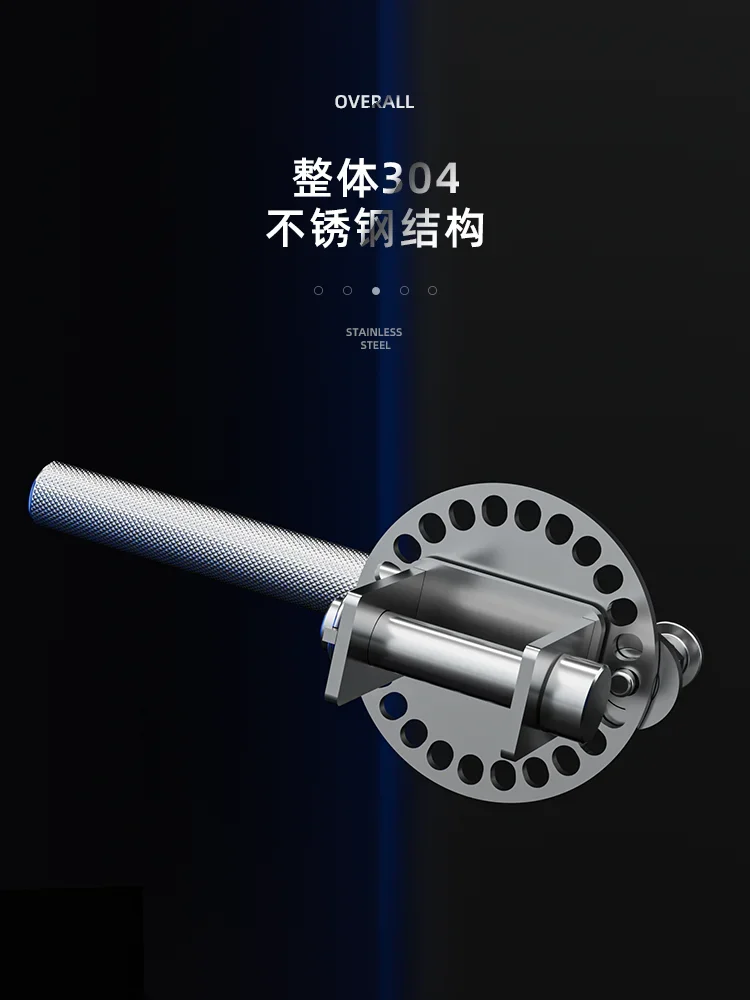 Stainless steel squat frame push rod household chest push shoulder squat fitness equipment accessories angle can be adjusted