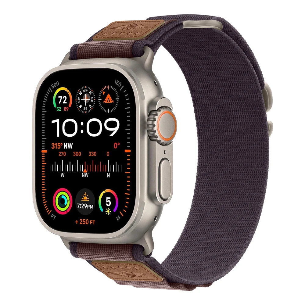 Alpine loop for Apple Watch Ultra 2 Band 49mm 44mm 40mm 45mm 41mm 42mm Nylon Correa Bracelet iWatch Series 9 7 6 5 3 SE 8 Strap