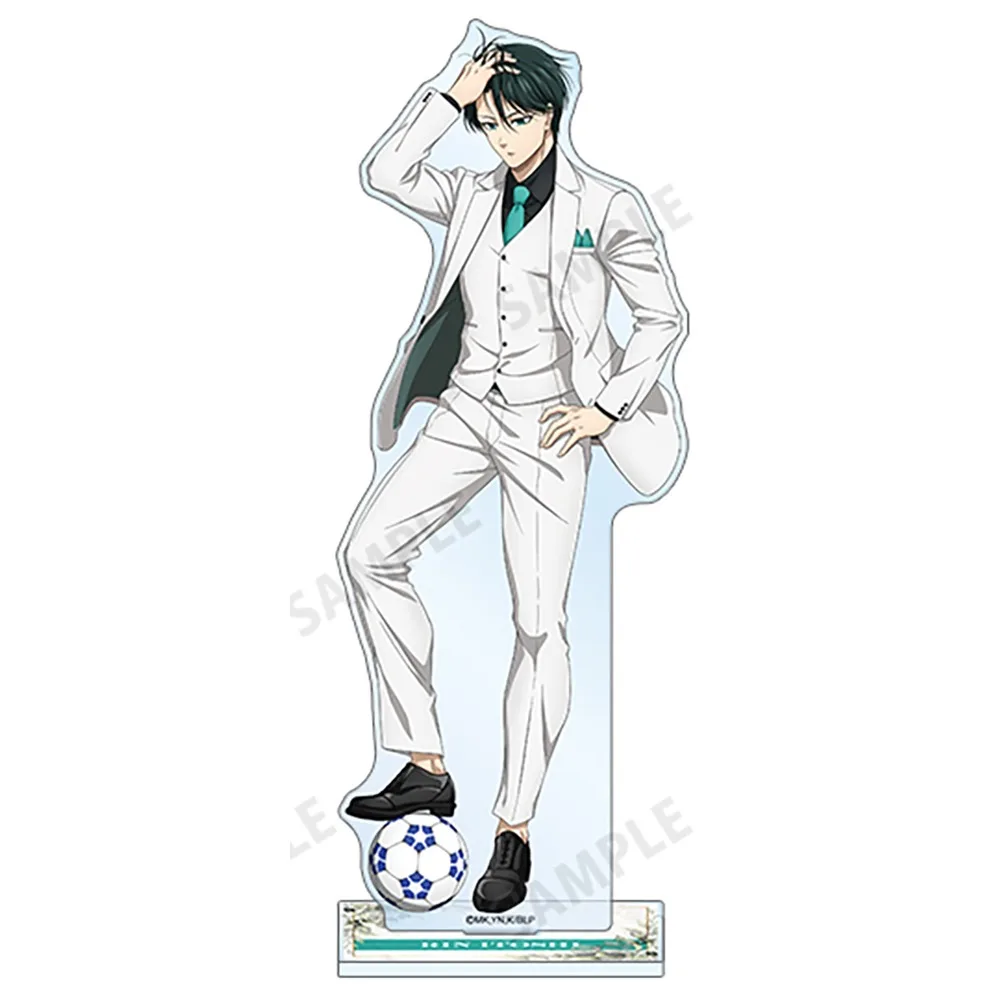 15cm Hot Anime Blue Lock Acrylic Keychain Isagi Yoichi Model Figure Cosplay Birthday Fans Christmas Desk Decor Plate Gift
