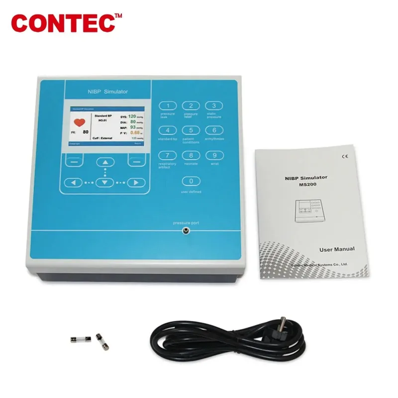 CONTEC MS200 NIBP Simulator Non-Invasive Blood Pressure Simulation COLOR LCD,New