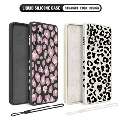 Funda de teléfono con estampado de leopardo de Color para Huawei, P50, P40, P30, P20, Nova 10, 10SE, 9, 9SE, Mate 40, 30, 20 Pro, Lite, P Smart, 2021, Y7A