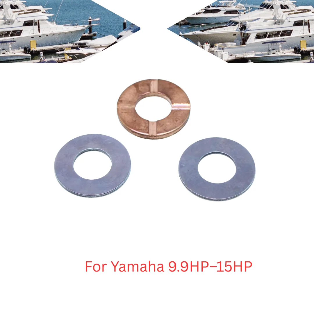 

Упорный подшипник плоского для подвесного мотора Yamaha 9,9 л.с.-15 л.с. — оригинальная деталь двигателя 6E8-45587-10-20 / 93341-41414