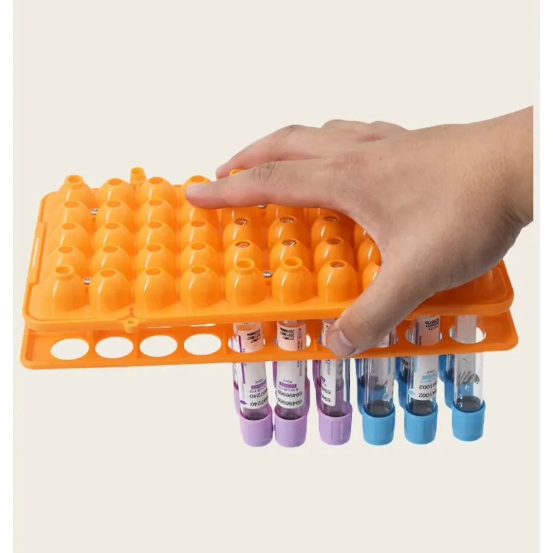 

PP Material 50 Wells Plastic Test Tube Racks Lab Plastic Test Tube Rack 50 Wells Centrifuge Tube Rack