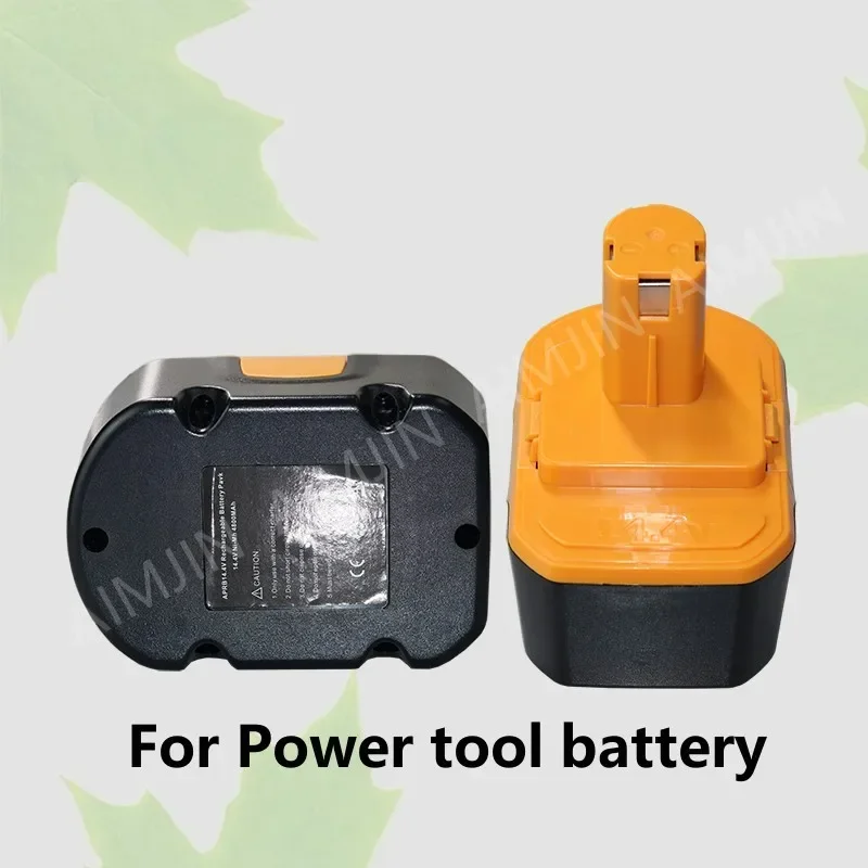 Replacement Battery 14.4V 4.8/6.8/9.8Ah NI-MH Suitable For RYOBI 1400652 1400670 1400652B 1400143 RY-1204 Electric tool battery