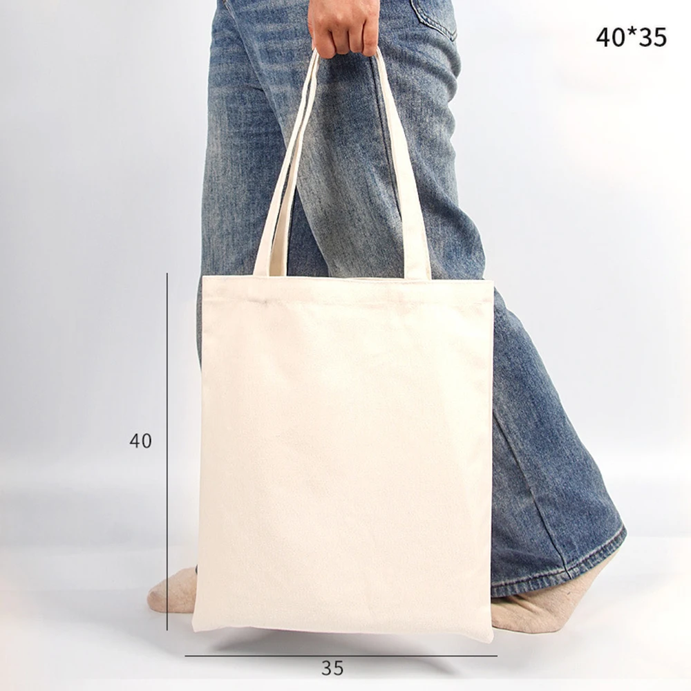 Canvas Tote Bag Personalized Pet Photo Print Shoulder Bag Reusable Shopping Bag Lightweight Daily Use For Dog Owners