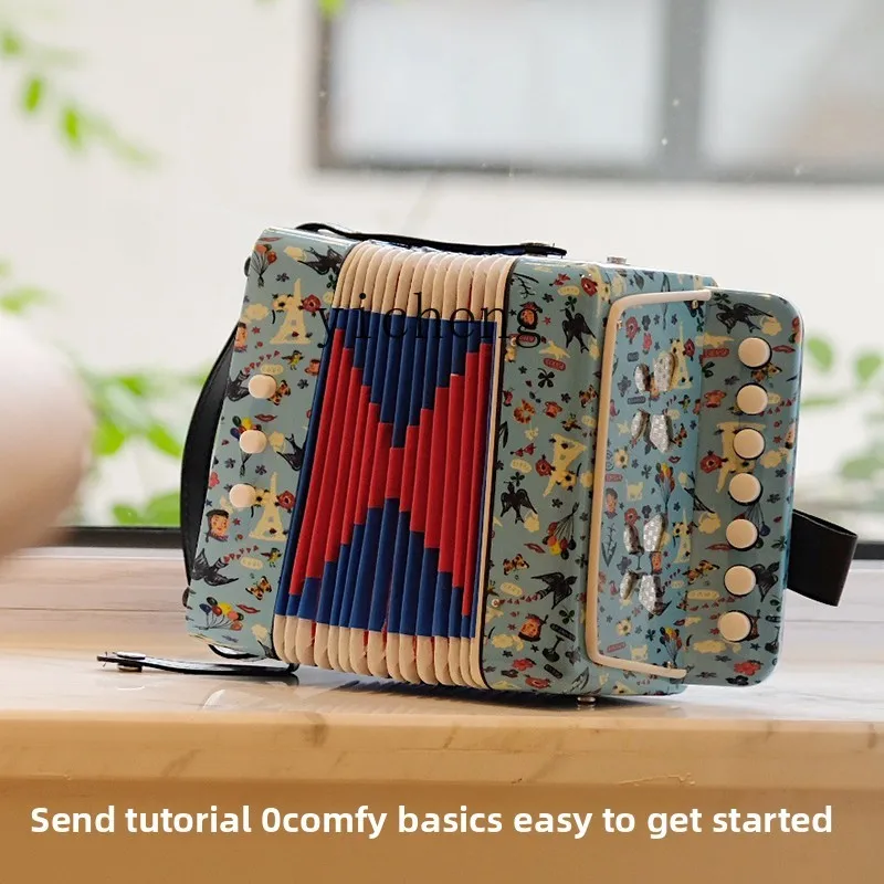 ZZ – accordéon musical pour enfants, Mini Instrument d'éveil, jouet d'entrée, cadeau pour garçons et filles de 3 ans