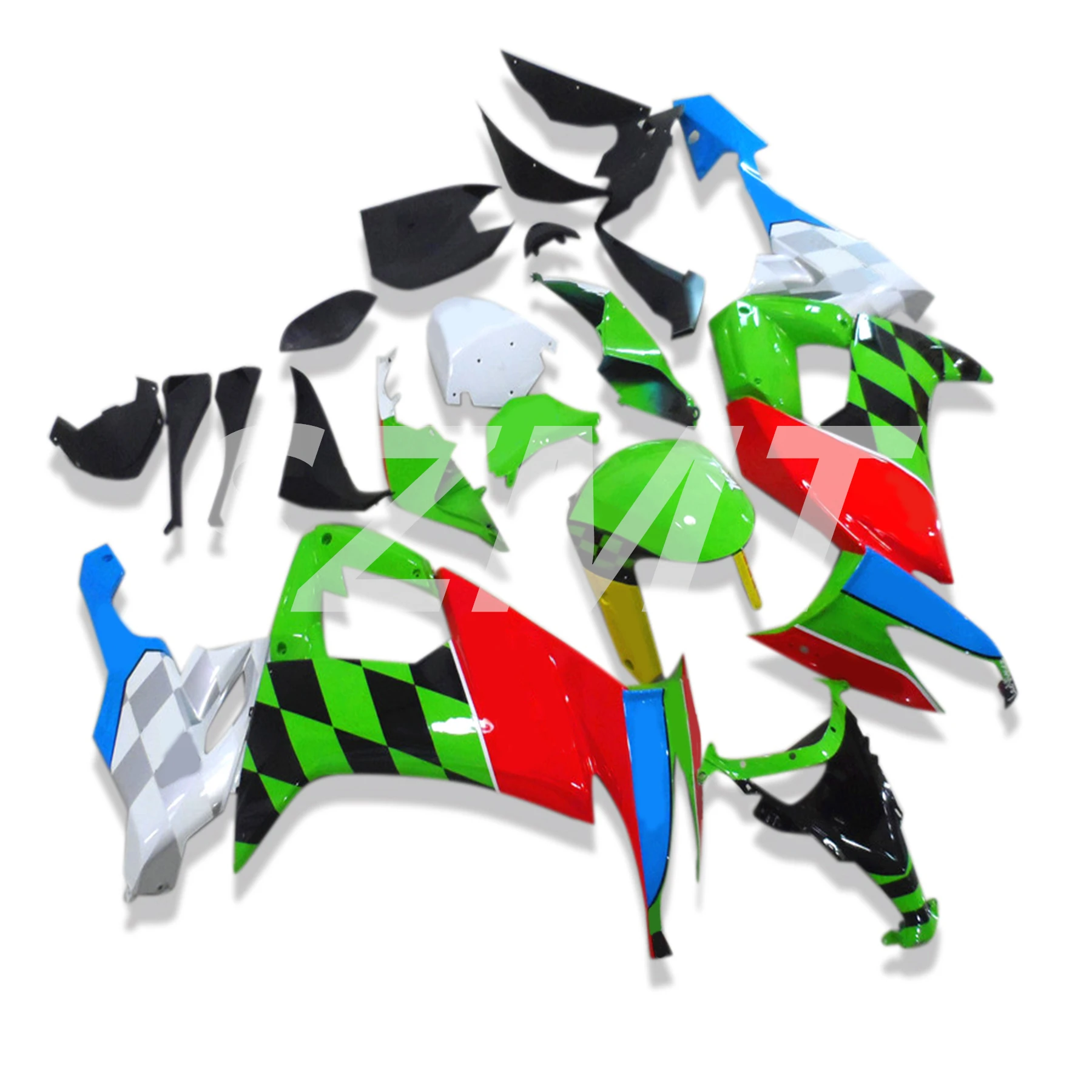 

High Quality Motorcycle Fairing Bodyworks For KAWASAKI Ninja ZX 10r 2008 2009 2010 ZX10R Green Fairings ZX-10R 08 09 10 11 Body