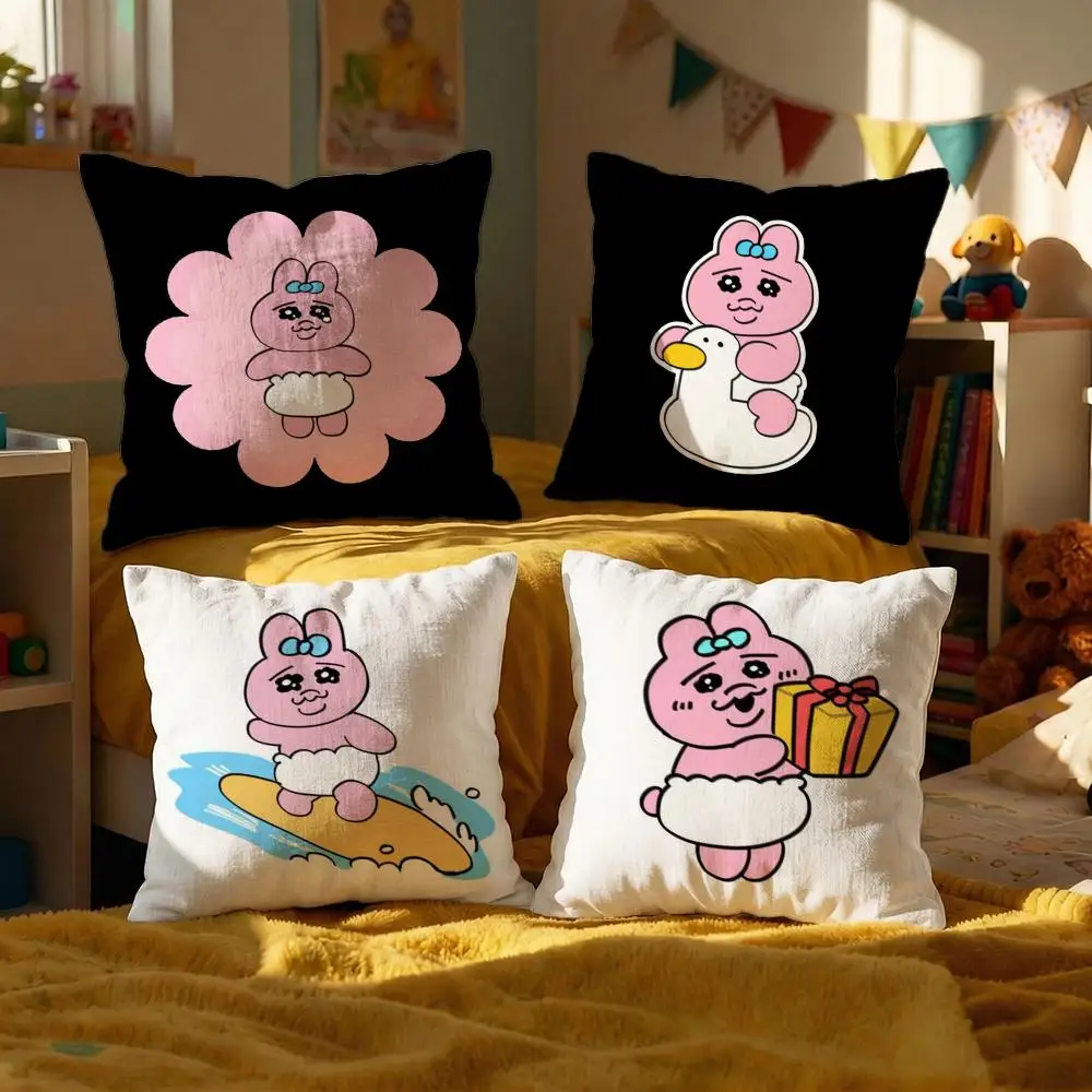 

Декоративные наволочки для подушек с мультяшным принтом Опанчу Усаги, 4 штуки, 50x50, 45x45, 40x40 см, для дивана