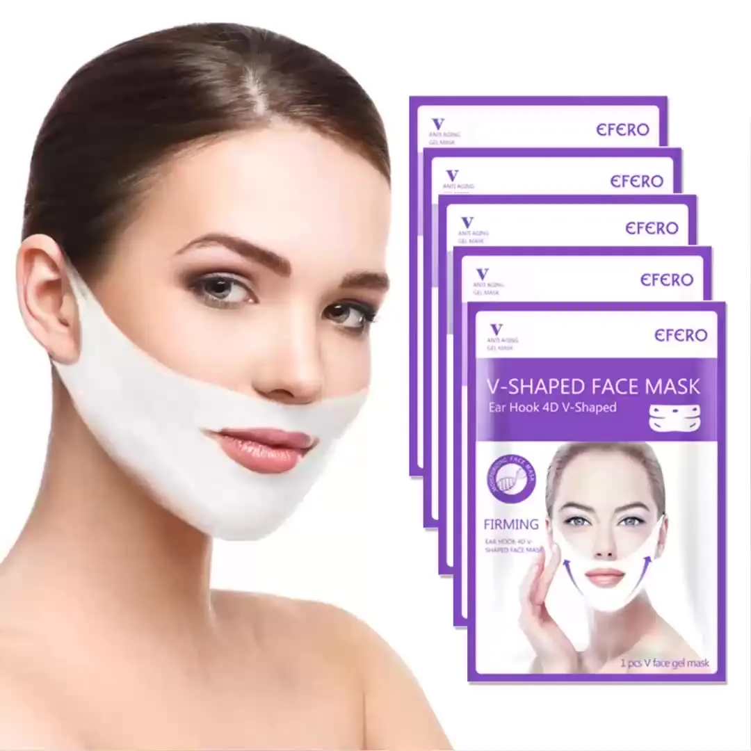 Face Slimming Ear Hanging Hydrogel Neck Slim Beauty Face Chin Care Cheek V Thin Lift Mask Shape Face-Lifting Mask Skin