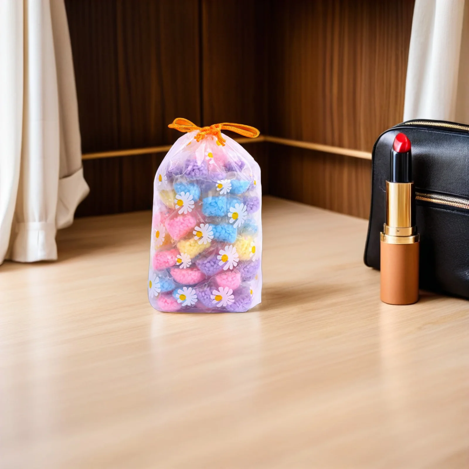 60 Stück duftende Wäscheperlen, konzentrierte Wäschewaschperlen, lang, für Zuhause, Reisen, Hotel, Verwendung von Kleidung, Reinigung