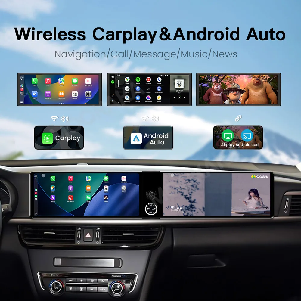 

24.6 inch Car Android Radio For Kia K5 2016 2017 2018 2019 Wireless Apple Bluetooth Carplay Multimedia Touch Screen Stereo WIFI