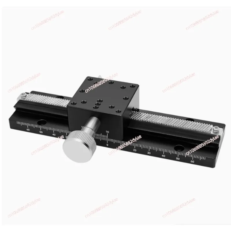 X-axis displacement platform LWX25 40 60-L50 100 150 200 300 dovetail groove gear rack sliding table