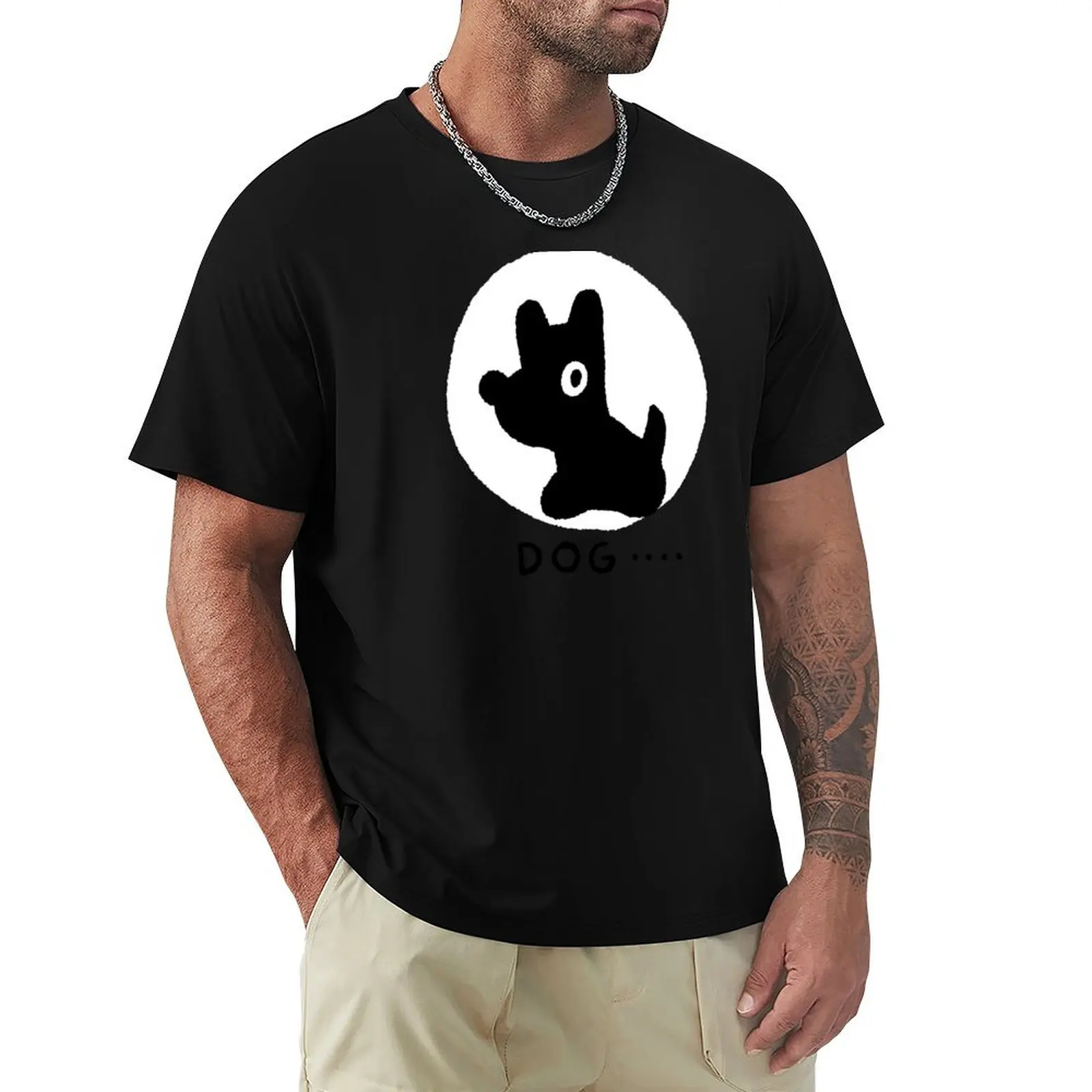Dog T-Shirt Simple Graphic Design T-Shirt