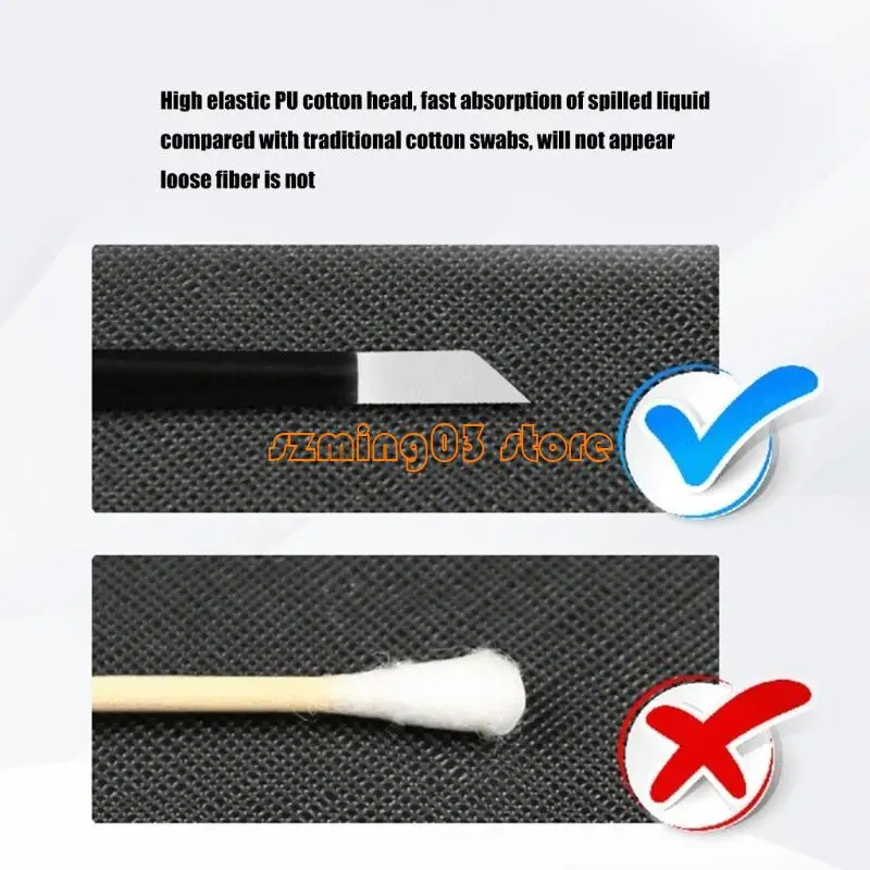 H9EC High Absorbency Cotton Tip Cleaner for Model Painting and Aging Effects