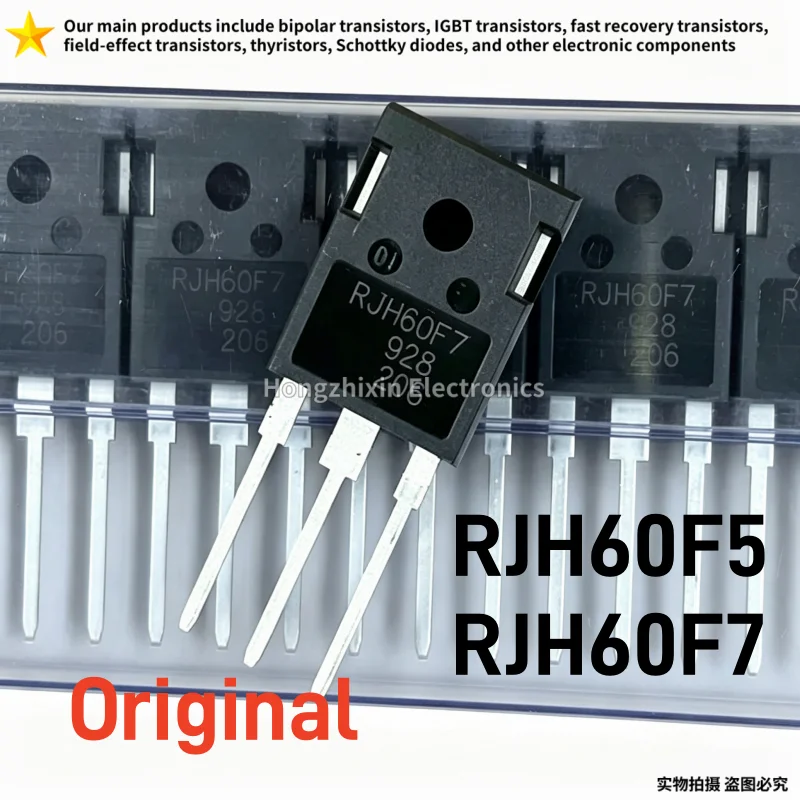 Máquinas de soldadura eléctrica originales RJH60F5DPQ RJH60F5 RJH60F7DPQ RJH60F7 TO-247, 5/10 Uds., comúnmente utilizan transistores individuales IGBT