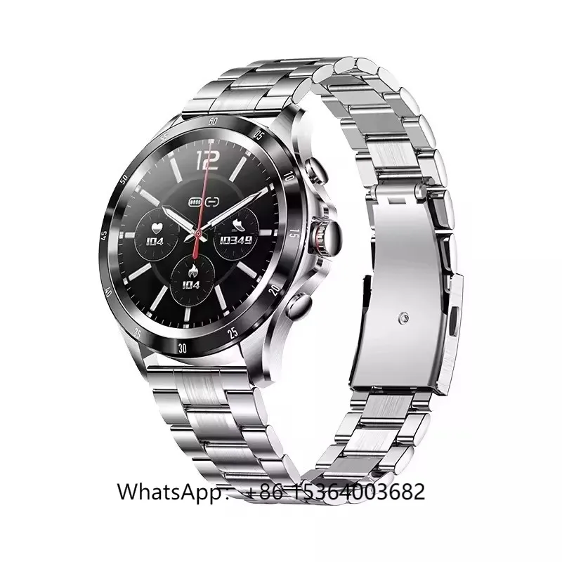 

NX1 Waterproof Smart Watch for Men Fitcloud Pro App BT Calling Leather Metal Strap Watch Smart
