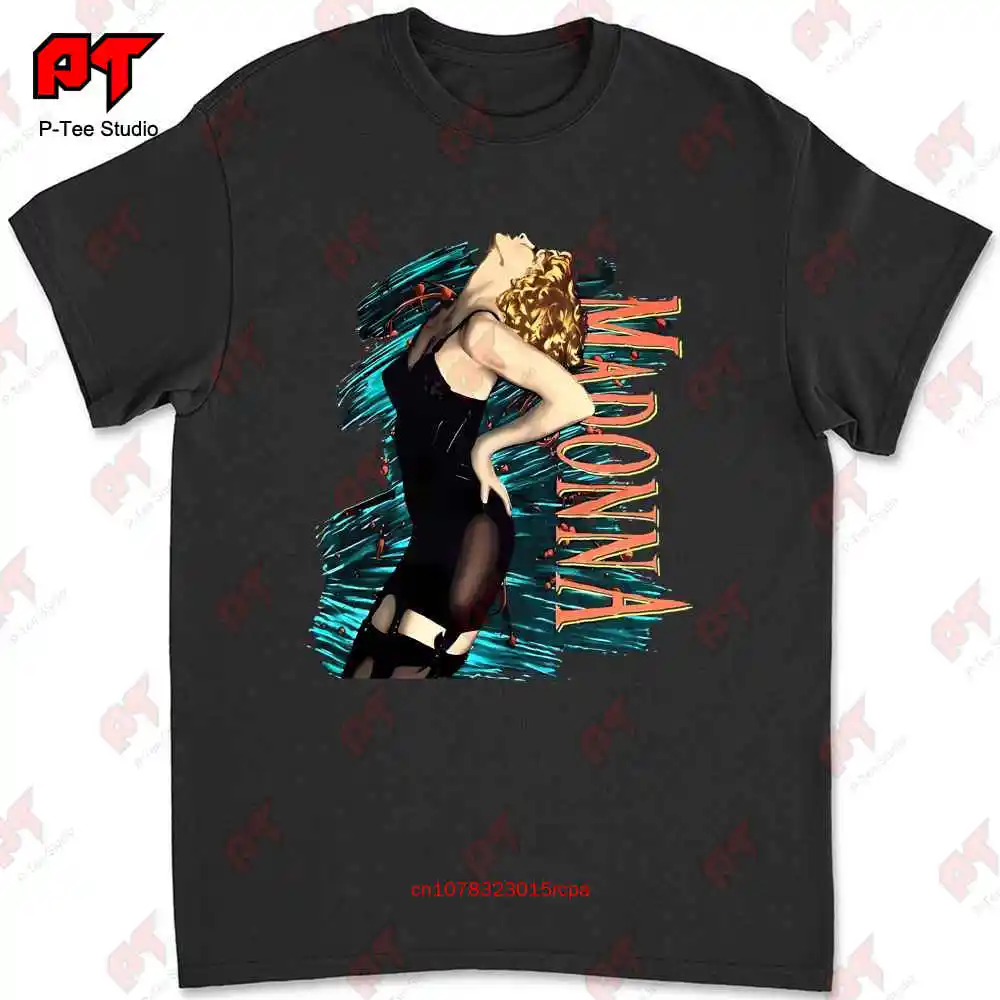 Vintage Madonna Blond Ambition World Tour T Shirt 1990 2018 Mens Lastest Fashion QWKY