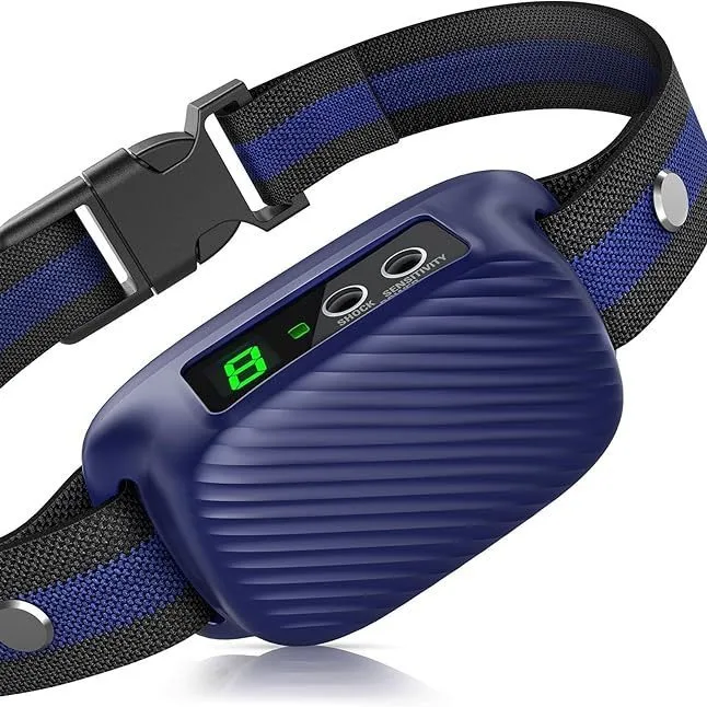 

Ultrasonic Anti Bark Dog Collar - USB Rechargeable Intelligent Vibration Training Collar,Waterproof Electric Pet Barking Device