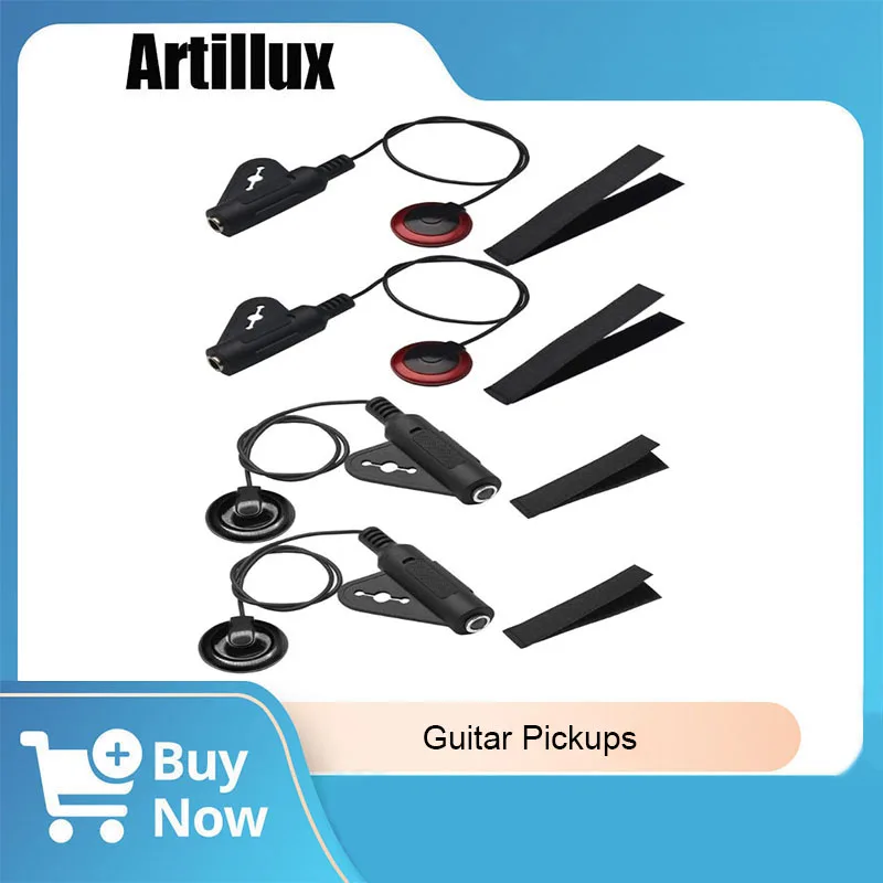 

2Pcs Instrument Universal Guitar Pickup Plastic With Electronic Components For Guitar/Ukulele Instrument Parts & Accessories