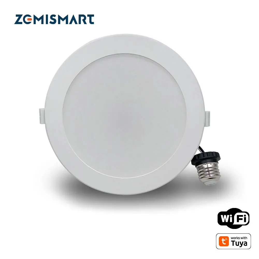 Zemismart US 6 inch 14W WiFi RGBCW Led Downlight Alexa Google Recessed Lamp Smart Life APP Control Ceiling Light